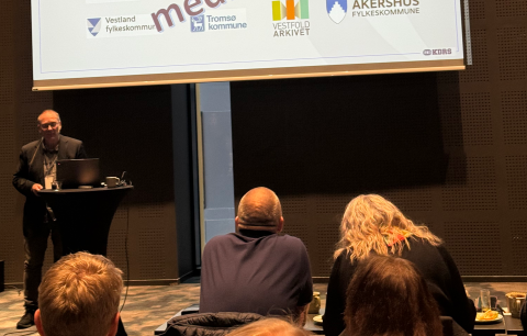 Tor Eivind Johansen presenterer på Arkiv i Nordland