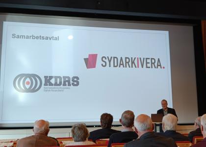 Tor Eivind Johansen presenterer for Sydarkivera
